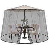 Sekey Mosquito Net Adjustable Insect Protection for 250-300 cm Parasols Pavilion